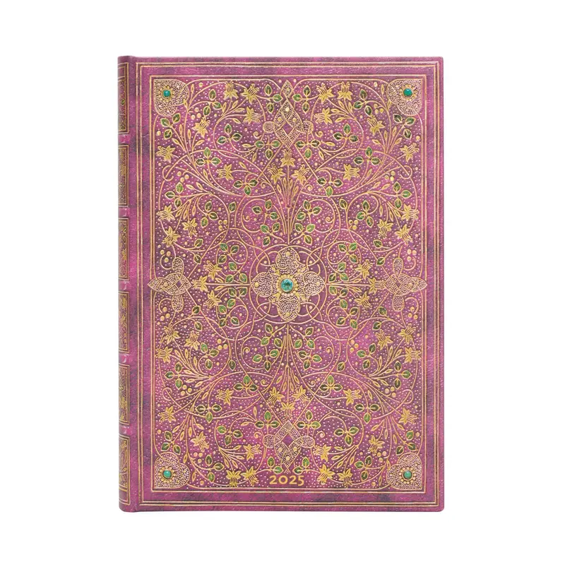 PAPERBLANKS Agenda - 2025 12-Mois Diamond Jubilee Midi 1 Jour Page