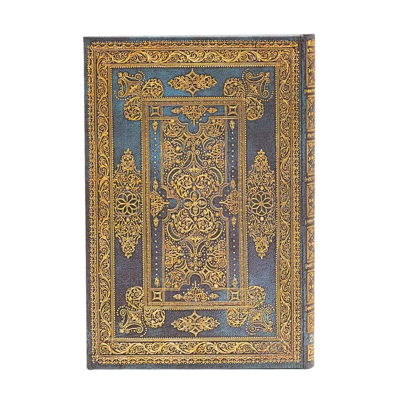 PAPERBLANKS Agenda - 2025 12-Mois Blue Luxe Mini Vertical