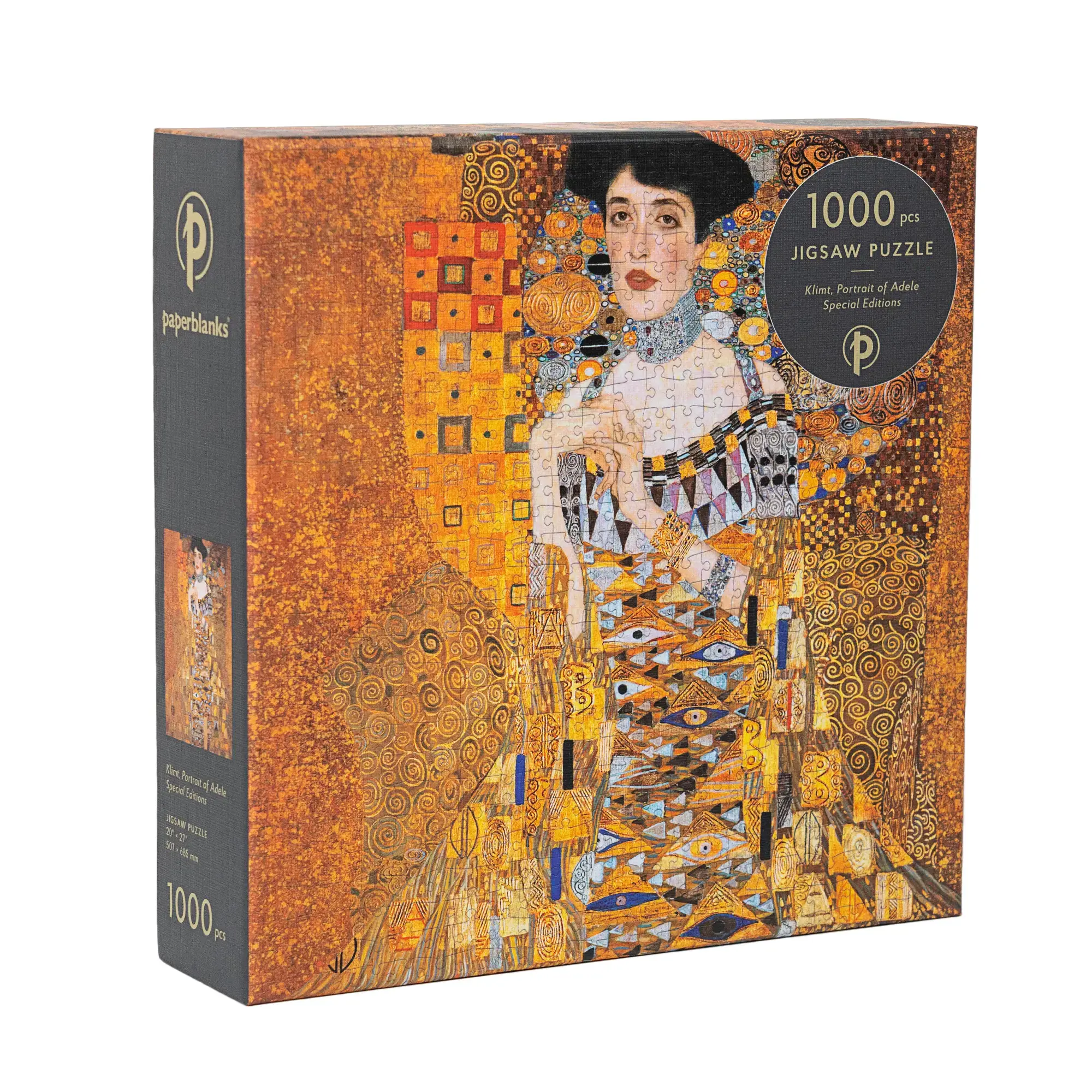 PAPERBLANKS Puzzles 1 000 pièces Klimt, Portrait d’Adèle