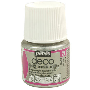 PEBEO Deco Outdoor 45 Ml Argent