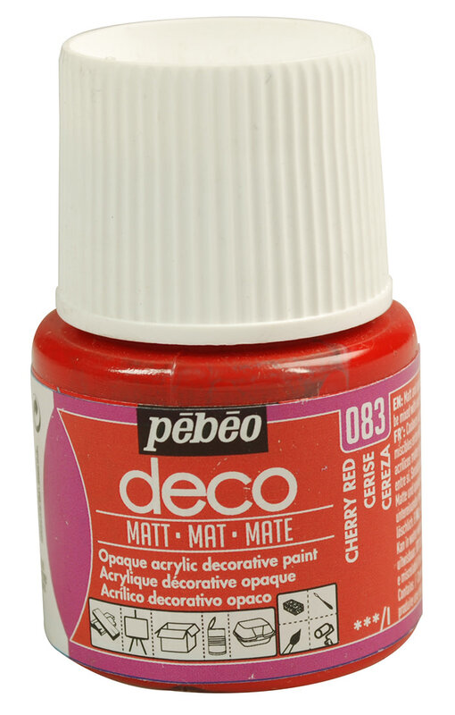 PEBEO Deco Mat 45 Ml Cerise