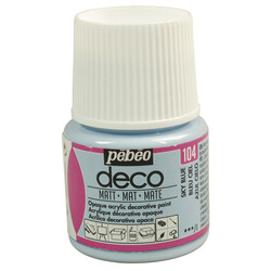 PEBEO Deco Mat 45 Ml Bleu Ciel