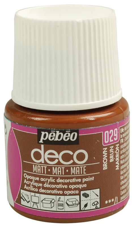 PEBEO Deco Mat 45 Ml Brun