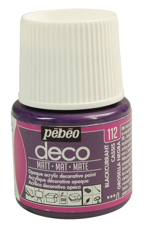 PEBEO Deco Mat 45 Ml Cassis