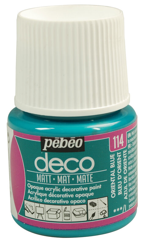 PEBEO Deco Mat 45 Ml Bleu D'Orient