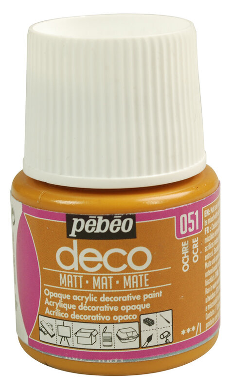 PEBEO Deco Mat 45 Ml Ocre