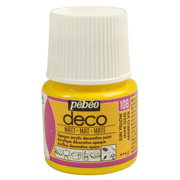 PEBEO Deco Mat 45 Ml Jaune Soleil