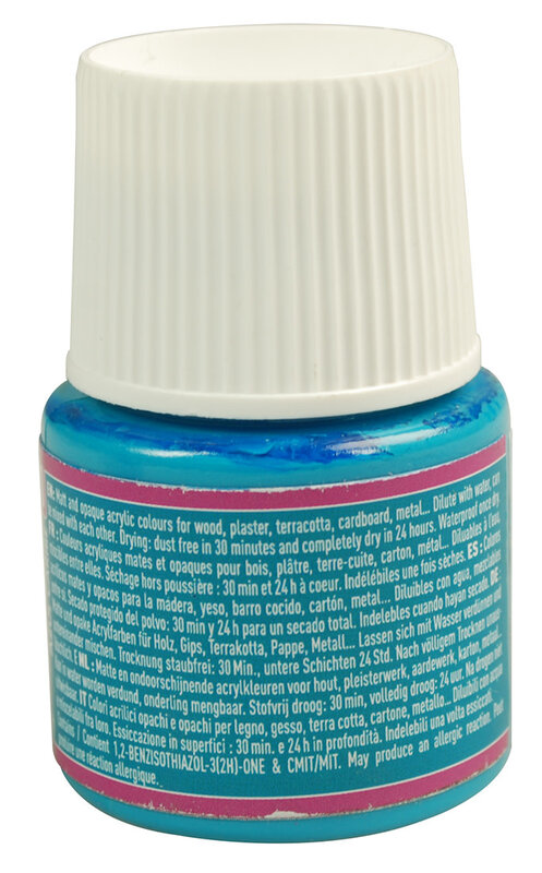 PEBEO Deco Mat 45 Ml Bleu Caraïbes