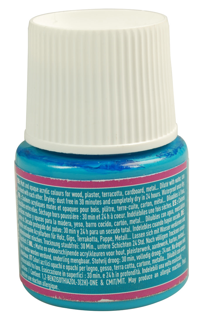 PEBEO Deco Mat 45 Ml Bleu Caraïbes
