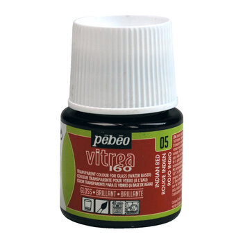 PEBEO Vitrea 160 Brillant 45 Ml Rouge Indien