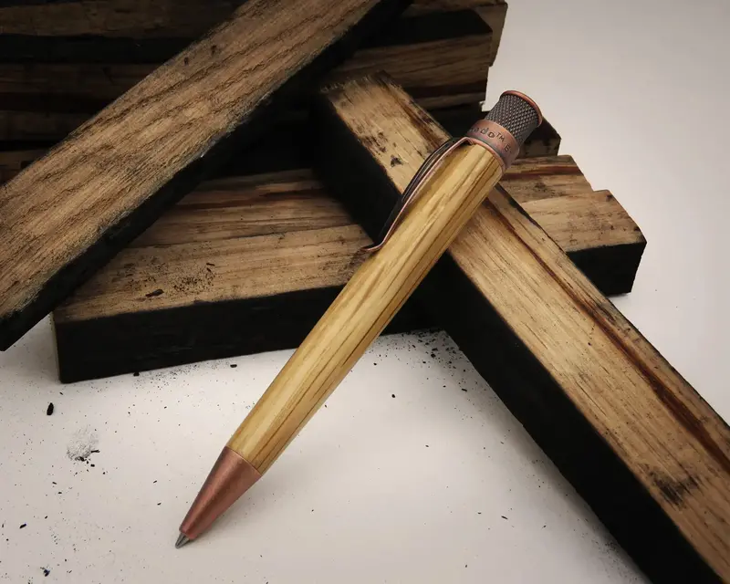 RETRO 51 Tornado Stylo Roller Woodworks Bourbon'S Barrel