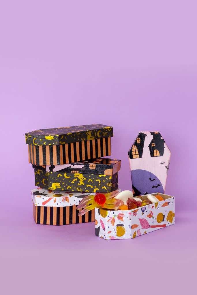 DECOPATCH Assortiment 4 papiers foil Halloween