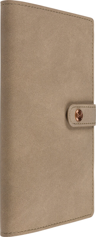 OBERTHUR Agenda Semainier 16 Poche Spir Fsc Ramatuelle Taupe