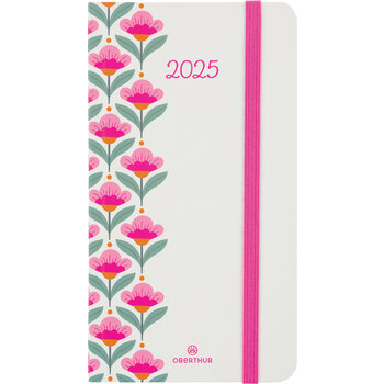 OBERTHUR Agenda Semainier Poche 16 Fsc Anahita Retro