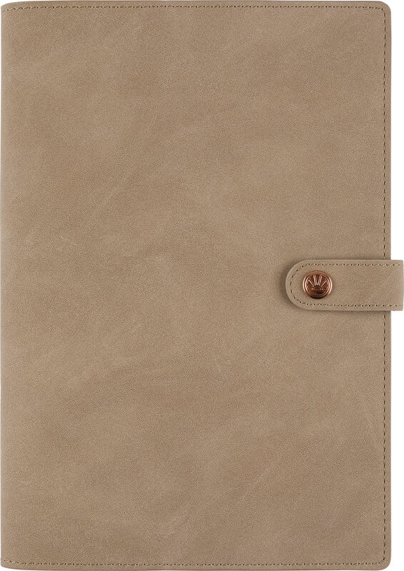 OBERTHUR Agenda Semainier 25 Spir Fsc Ramatuelle Taupe