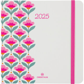 OBERTHUR Agenda Semainier 16X16 Fsc Anahita Retro