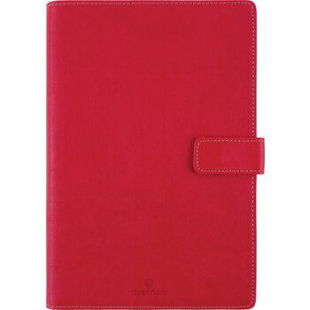 OBERTHUR Agenda Semainier 25 Spir Fsc Milano Rouge