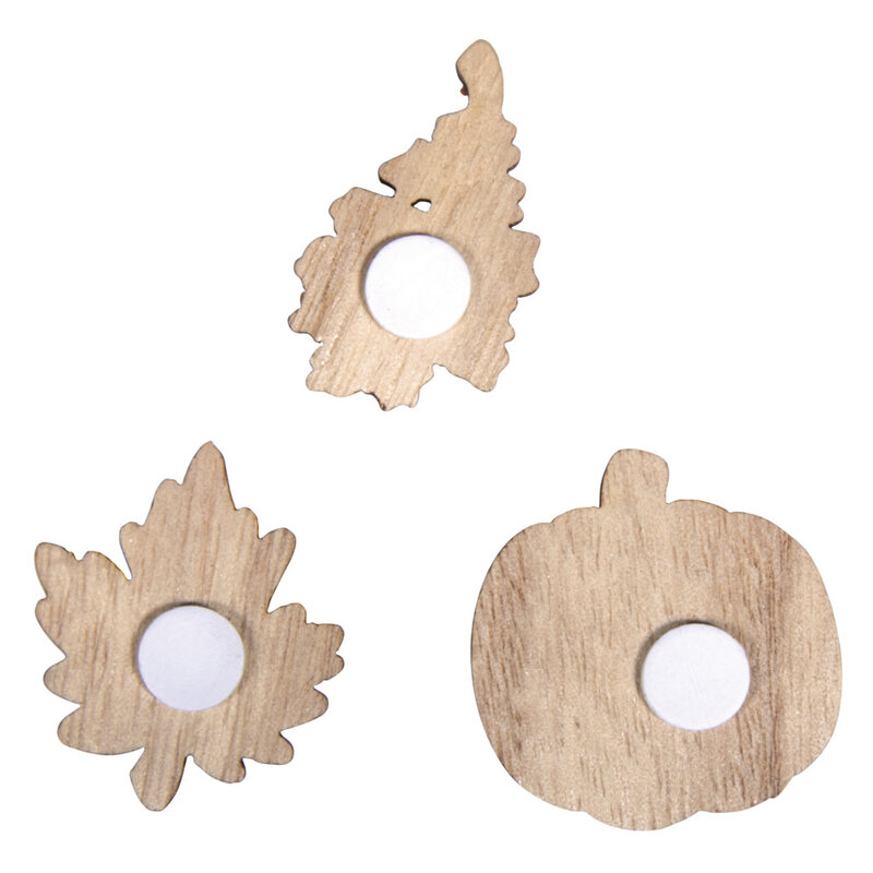 RAYHER Miniatures en bois Citrouille + Feuille