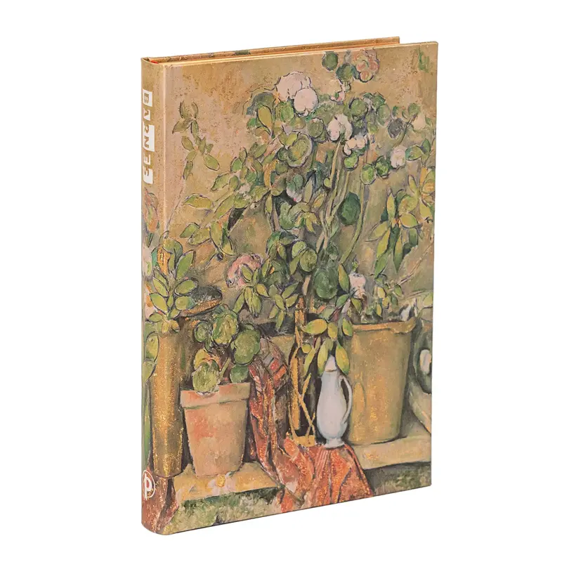 PAPERBLANKS Carnets À Couverture Rigide Pots en Terre Cuite et Fleurs de Cézanne Mini Ligné