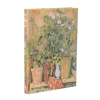 PAPERBLANKS Carnets À Couverture Rigide Pots en Terre Cuite et Fleurs de Cézanne Midi Non Ligné