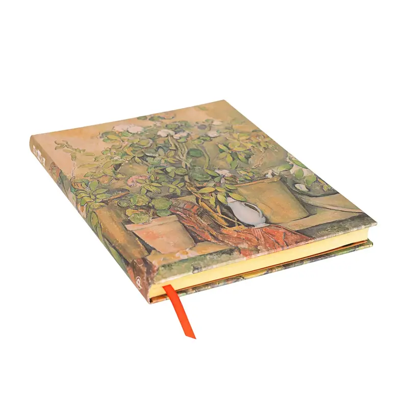 PAPERBLANKS Carnets À Couverture Rigide Pots en Terre Cuite et Fleurs de Cézanne Ultra Non Ligné