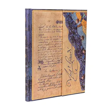 PAPERBLANKS Carnets À Couverture Rigide Gaudi, Le Manuscrit de Reus Ultra Non Ligné