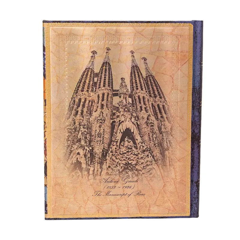 PAPERBLANKS Carnets À Couverture Rigide Gaudi, Le Manuscrit de Reus Ultra Non Ligné