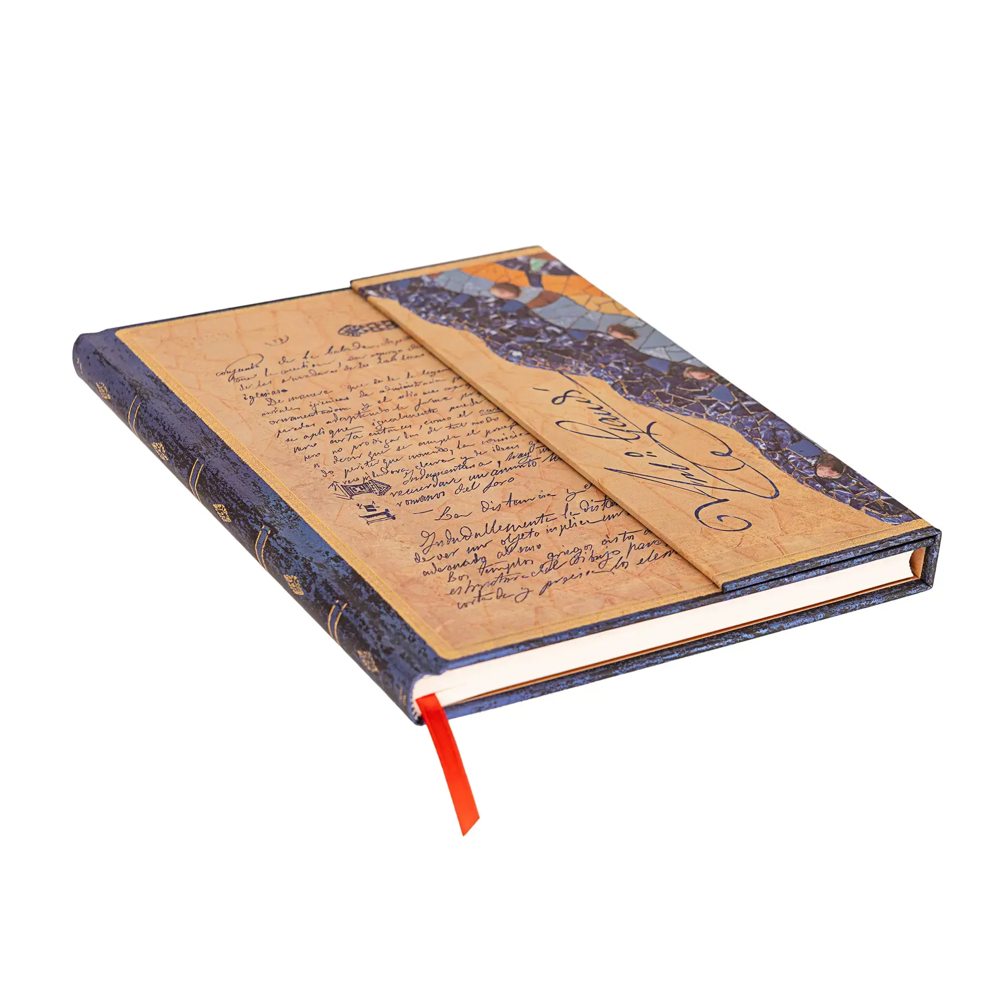 PAPERBLANKS Carnets à couverture rigide Gaudi, Le Manuscrit de Reus Ultra Ligné