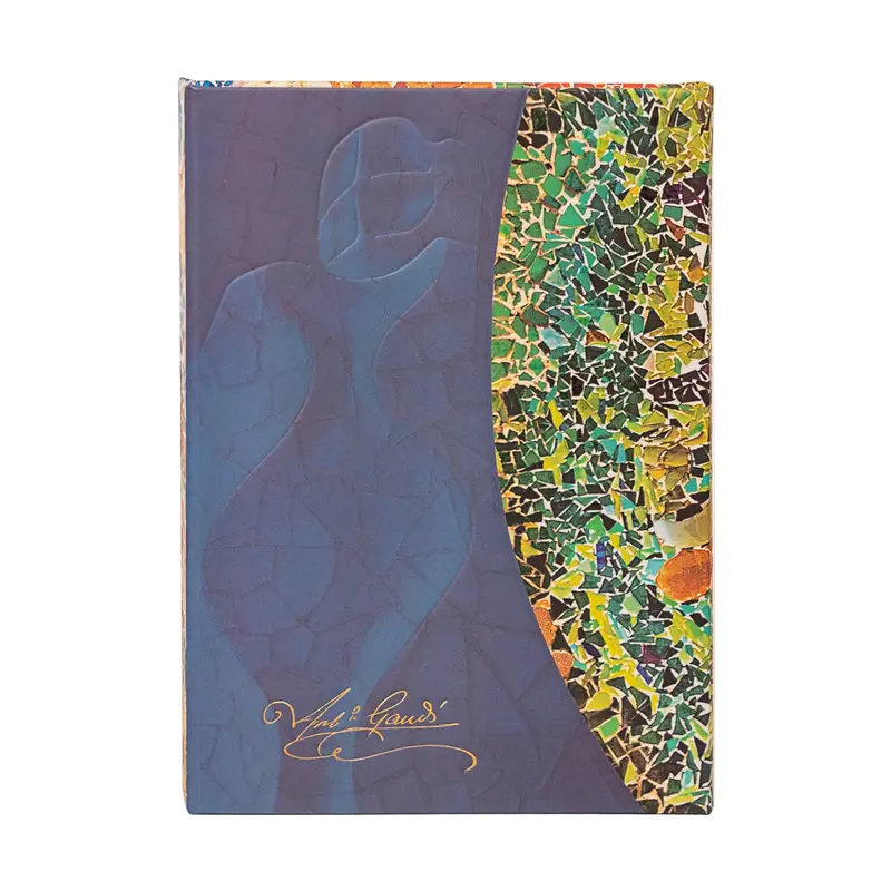 PAPERBLANKS Carnets À Couverture Rigide Le Soleil de Gaudi Midi Non Ligné