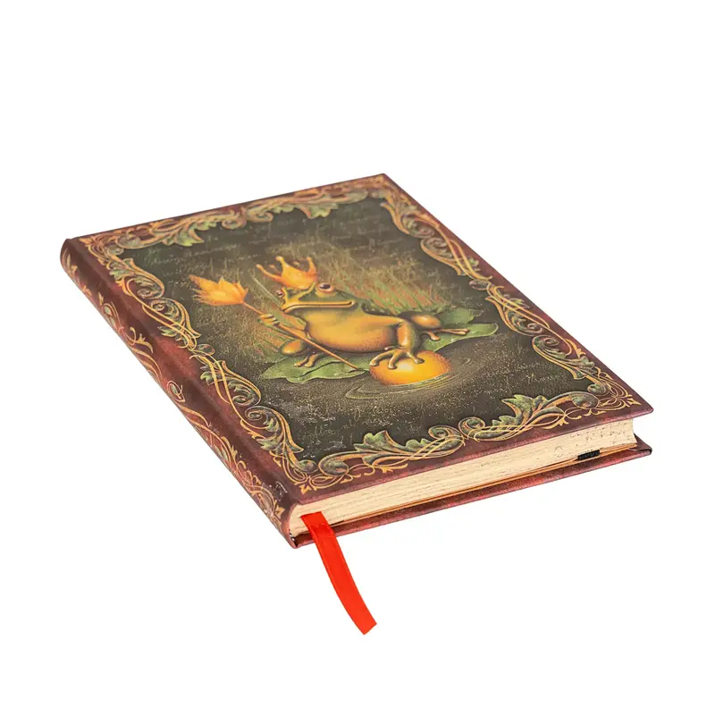 PAPERBLANKS Carnets À Couverture Rigide Les Frères Grimm, Le Roi Grenouille Midi Ligné