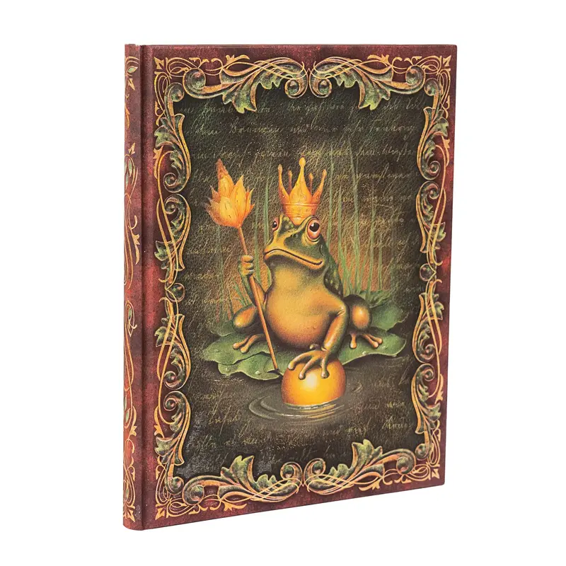 PAPERBLANKS Carnets À Couverture Rigide Les Frères Grimm, Le Roi Grenouille Ultra Ligné