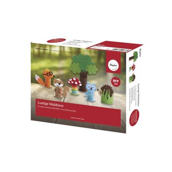 RAYHER Kit Amusant Animaux De La Forêt, H,7,6-15,2Cm, 112Pces, Carton 1Kit