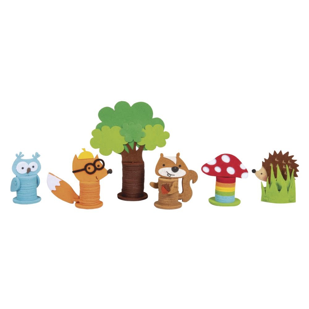 RAYHER Kit amusant Animaux de la forêt feutrine