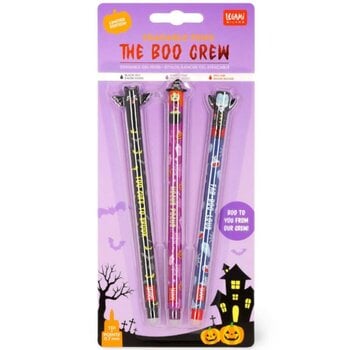 LEGAMI The Boo Crew - Set Of 3 Erasable Gel Pens