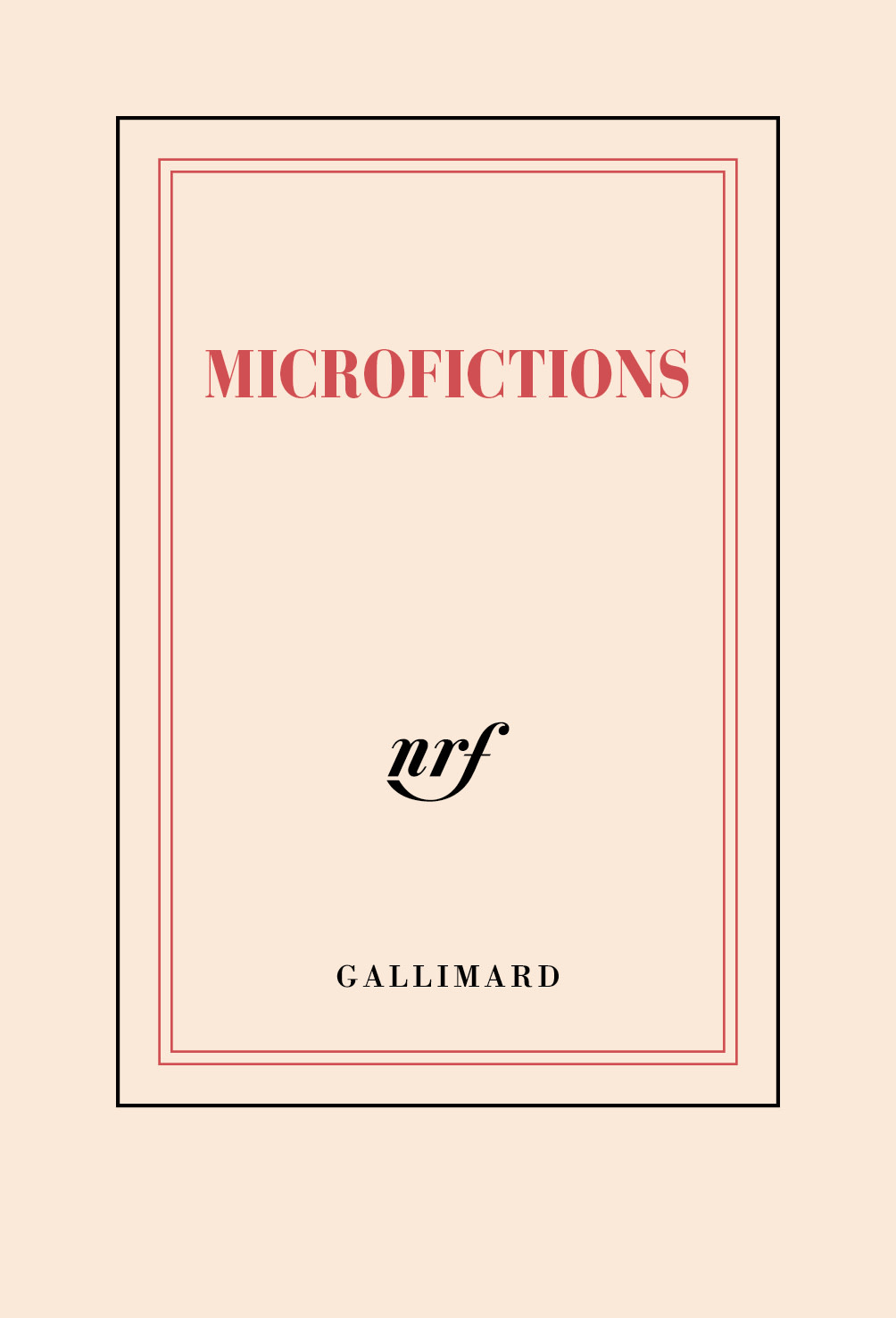 GALLIMARD Carnet poche - Microfictions