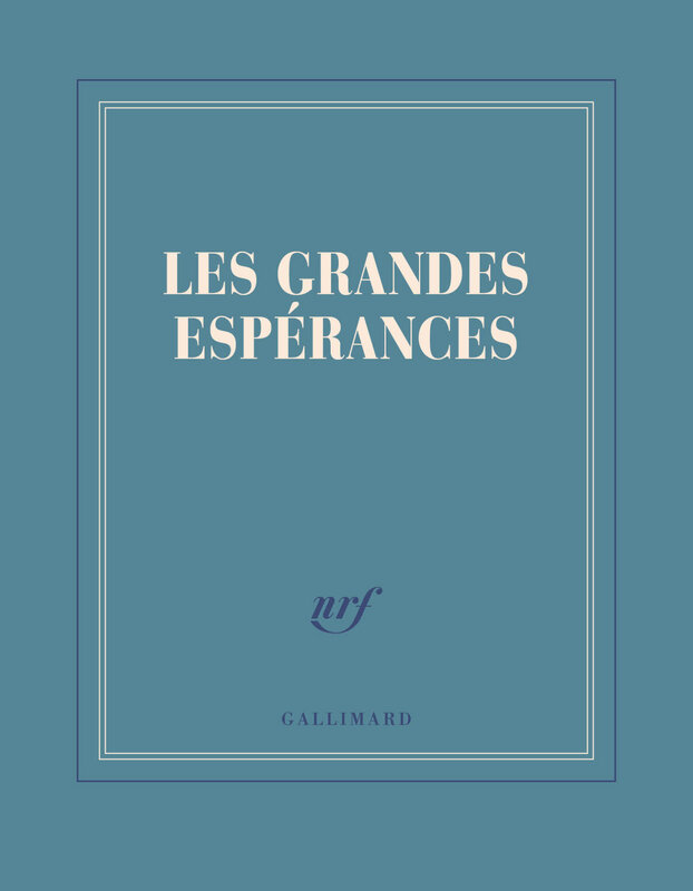 GALLIMARD Carnet Carré Ligné Bleu Les Grandes Espérances