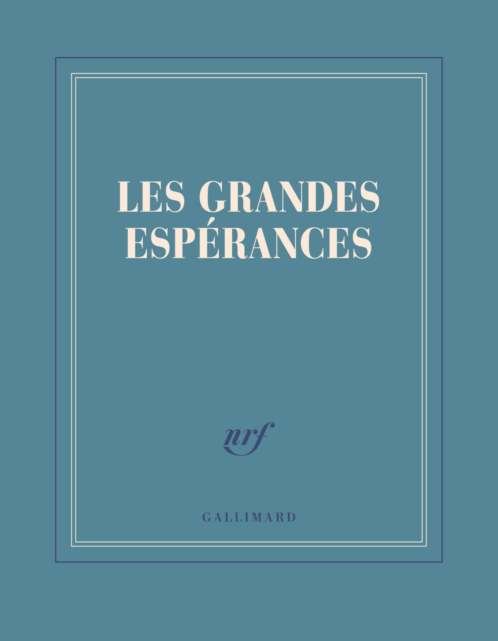 GALLIMARD Carnet carré - Les grandes espérances
