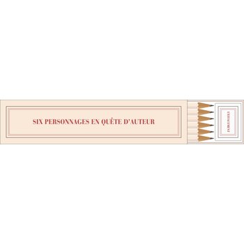 GALLIMARD Étui de crayons - Six personnages en quête d'auteur