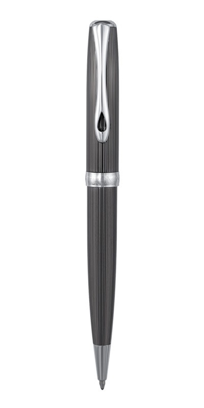 DIPLOMAT Stylo Roller Excellence A2 guilloche noir/chrome