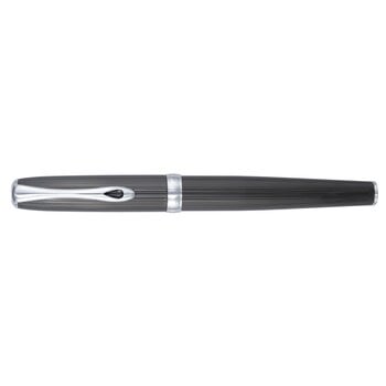 DIPLOMAT Stylo Plume Excellence A2 guilloche noir/chrome