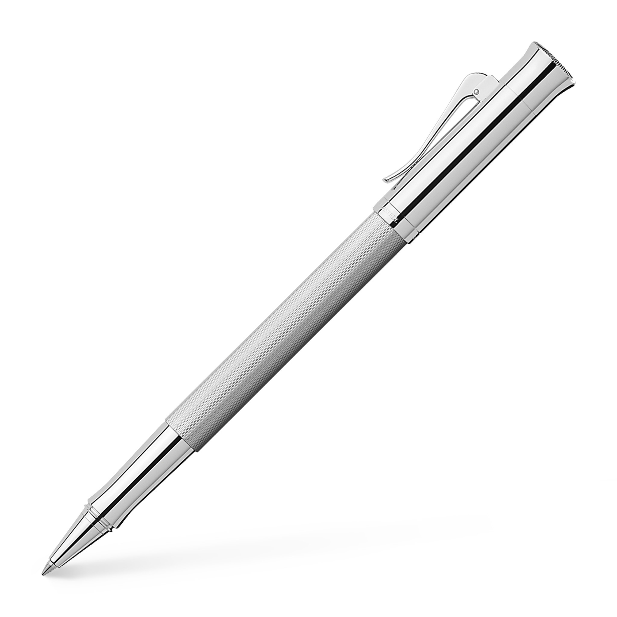 FABER CASTELL Stylo Roller Guilloché, plaqué rhodium