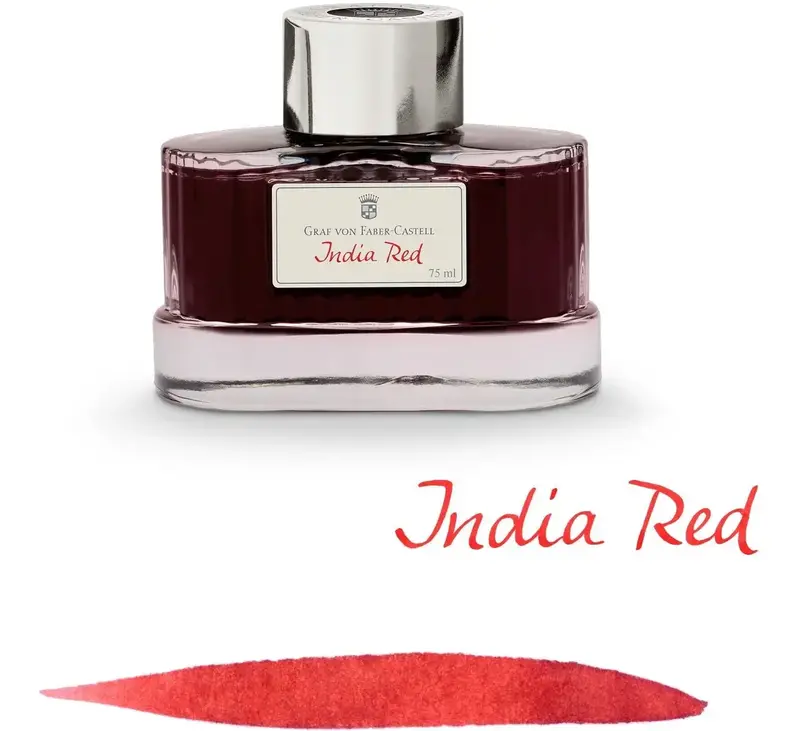 FABER CASTELL Flacon d'encre « Rouge indien » 75ml