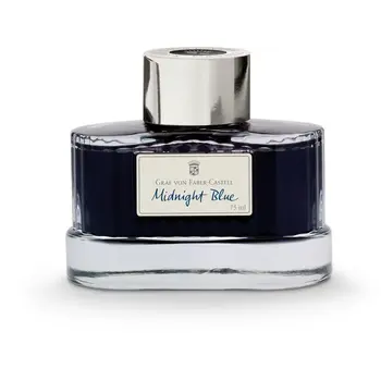 FABER CASTELL Flacon d'encre « Bleu nuit »75ml