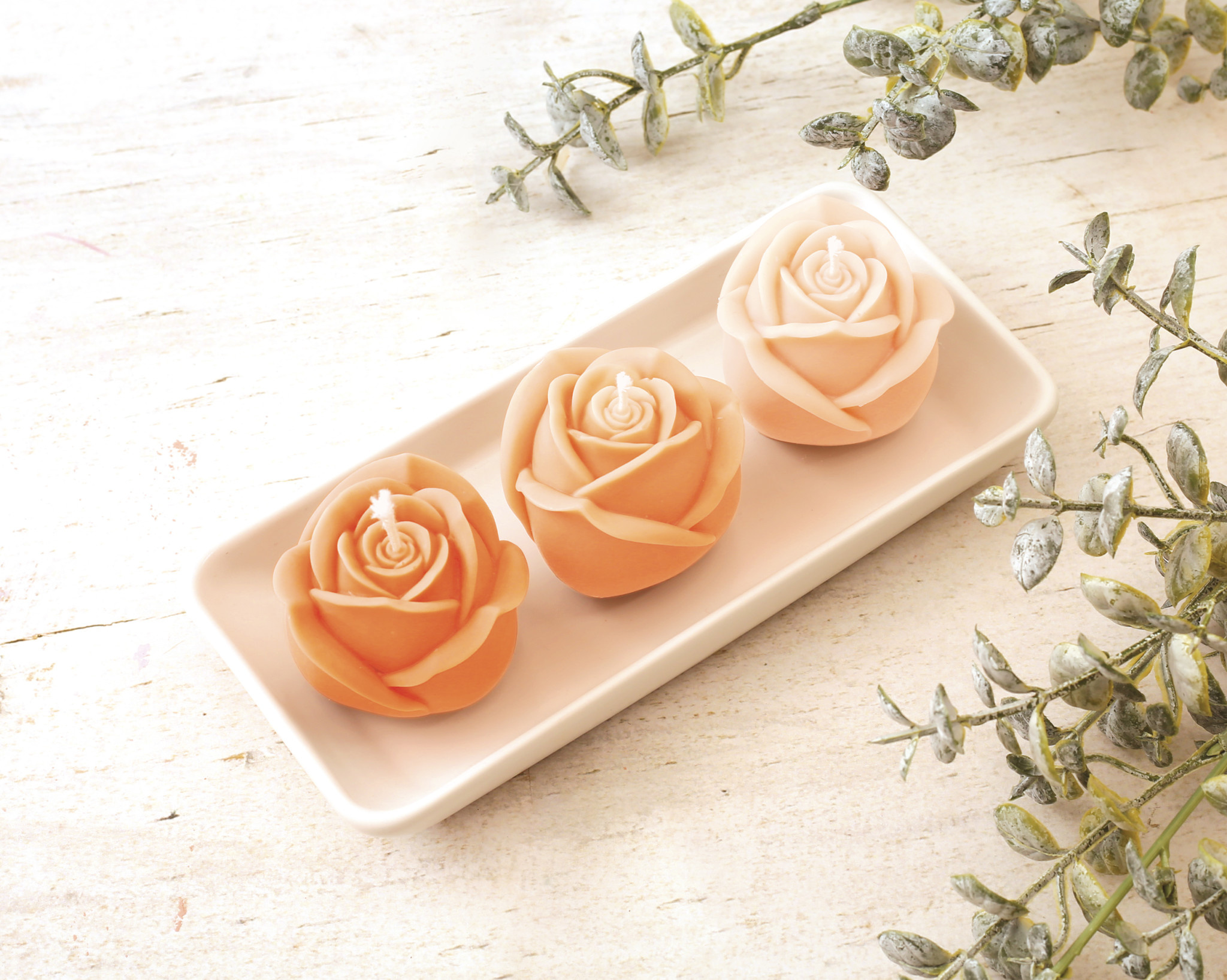 GRAINE CREATIVE Kit Bougies Trio Fleurs