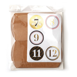 GRAINE CREATIVE Calendrier De L'Avent Boite Berlingot Kraft