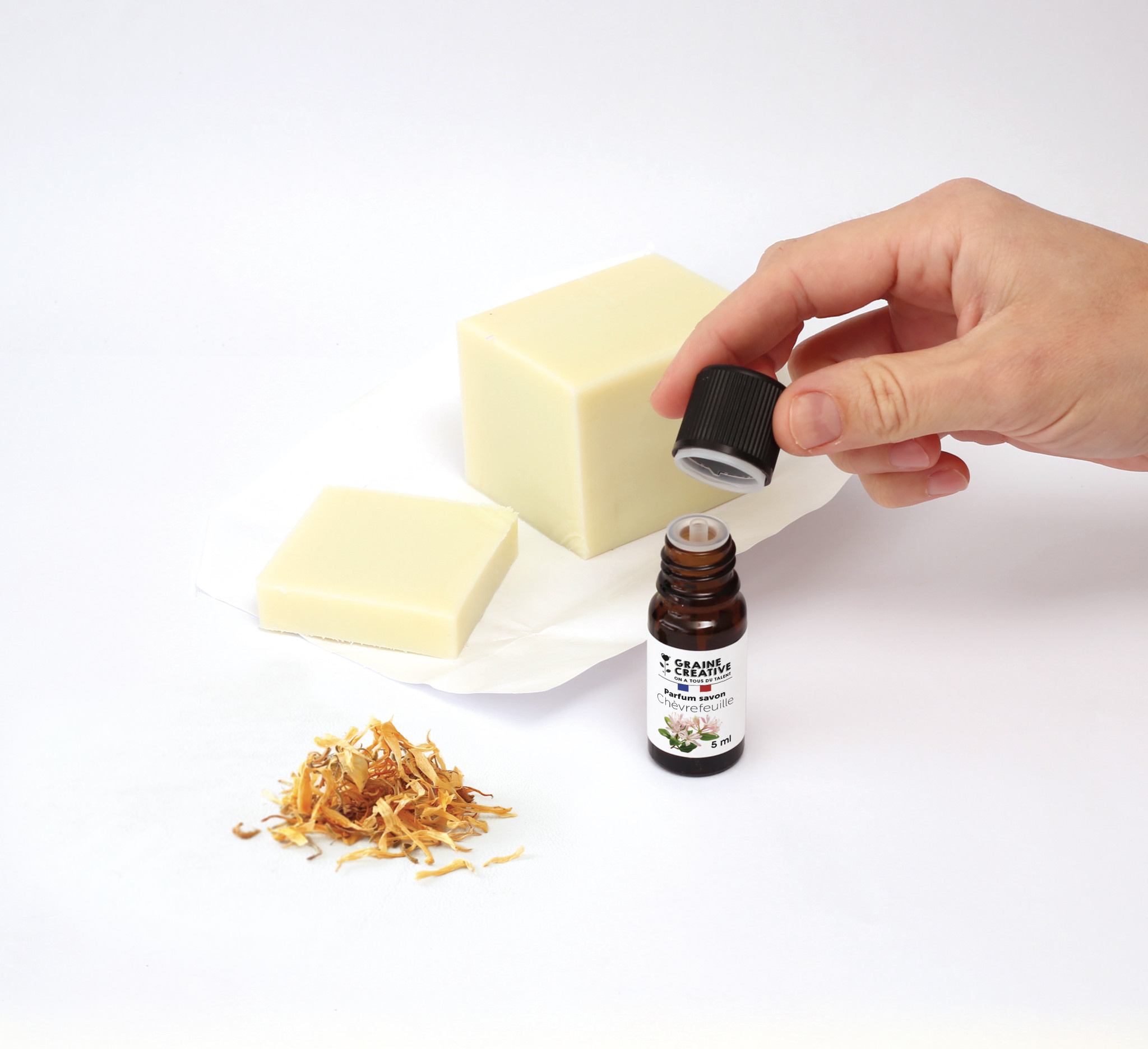 GRAINE CREATIVE Kit Diy Savon A L'Amande & Calendula