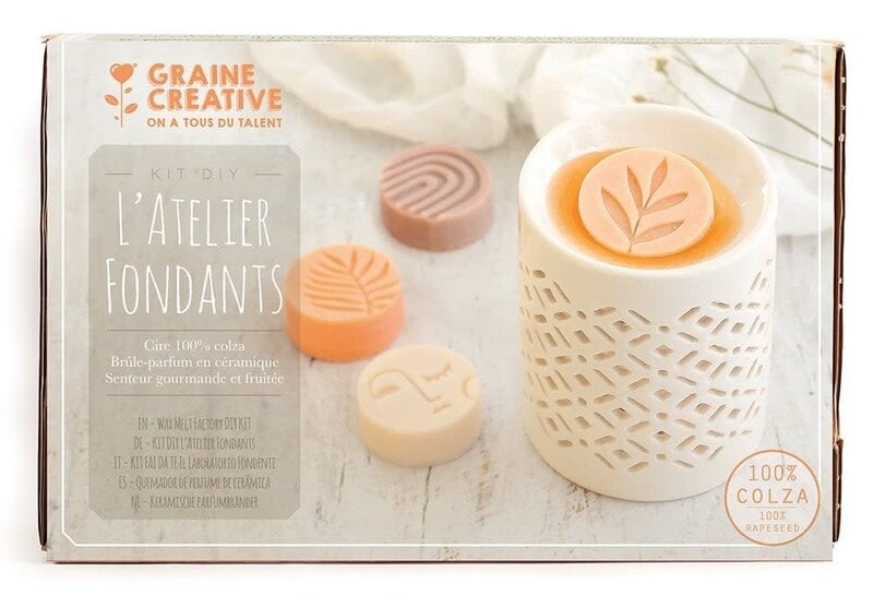 GRAINE CREATIVE Kit Diy L'Atelier Fondants A Bougie