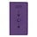 CARTOTHEQUE Agenda Civil semainier horizontal Violet 2025 8,5x15,5cm