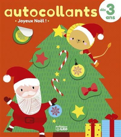 EDITIONS LITO Autocollants Une Journée Noël 3 ans