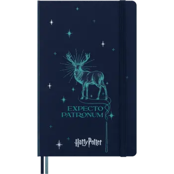 MOLESKINE Carnet Expecto Patronum - Grand Format - Pages Lignées - Couverture Rigide